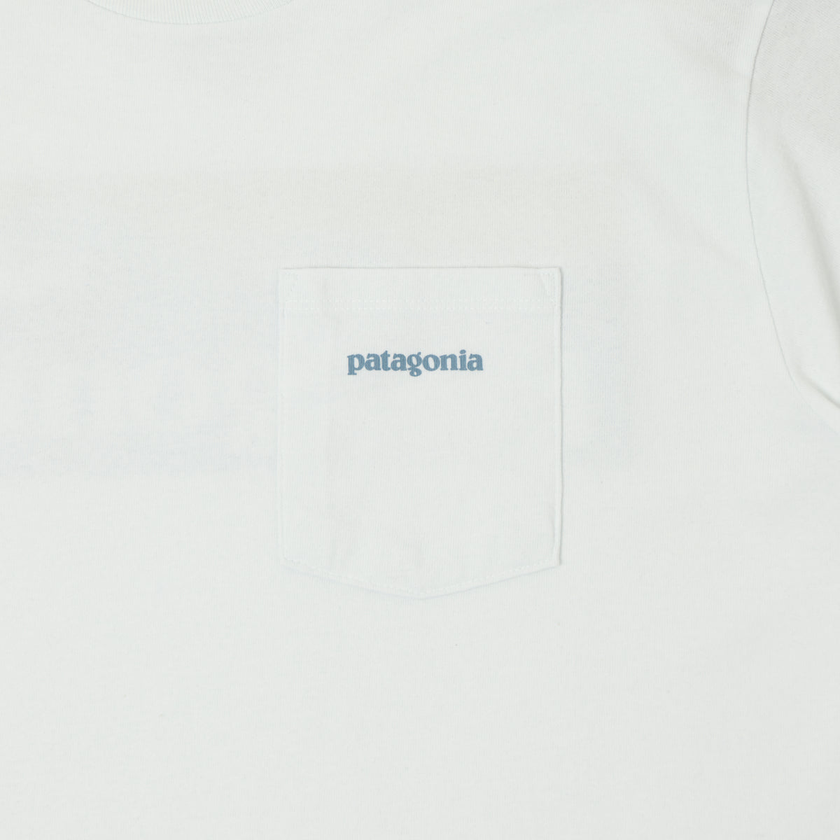 Patagonia Boardshort Logo Pocket Responsibili-Tee - Fibre White