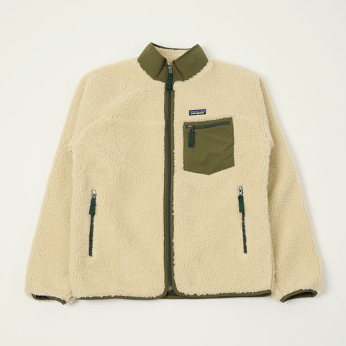 Patagonia Classic Retro-X Fleece Jacket - Dark Nartural/Basin Green