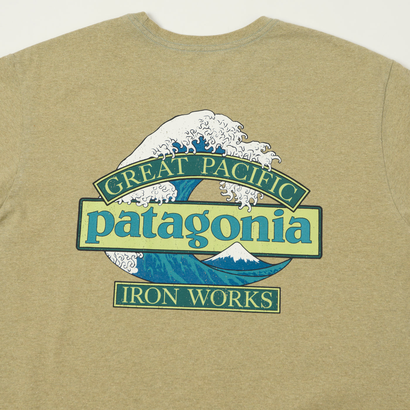 Patagonia 'Great Waves' T-Shirt - Gumtree Green