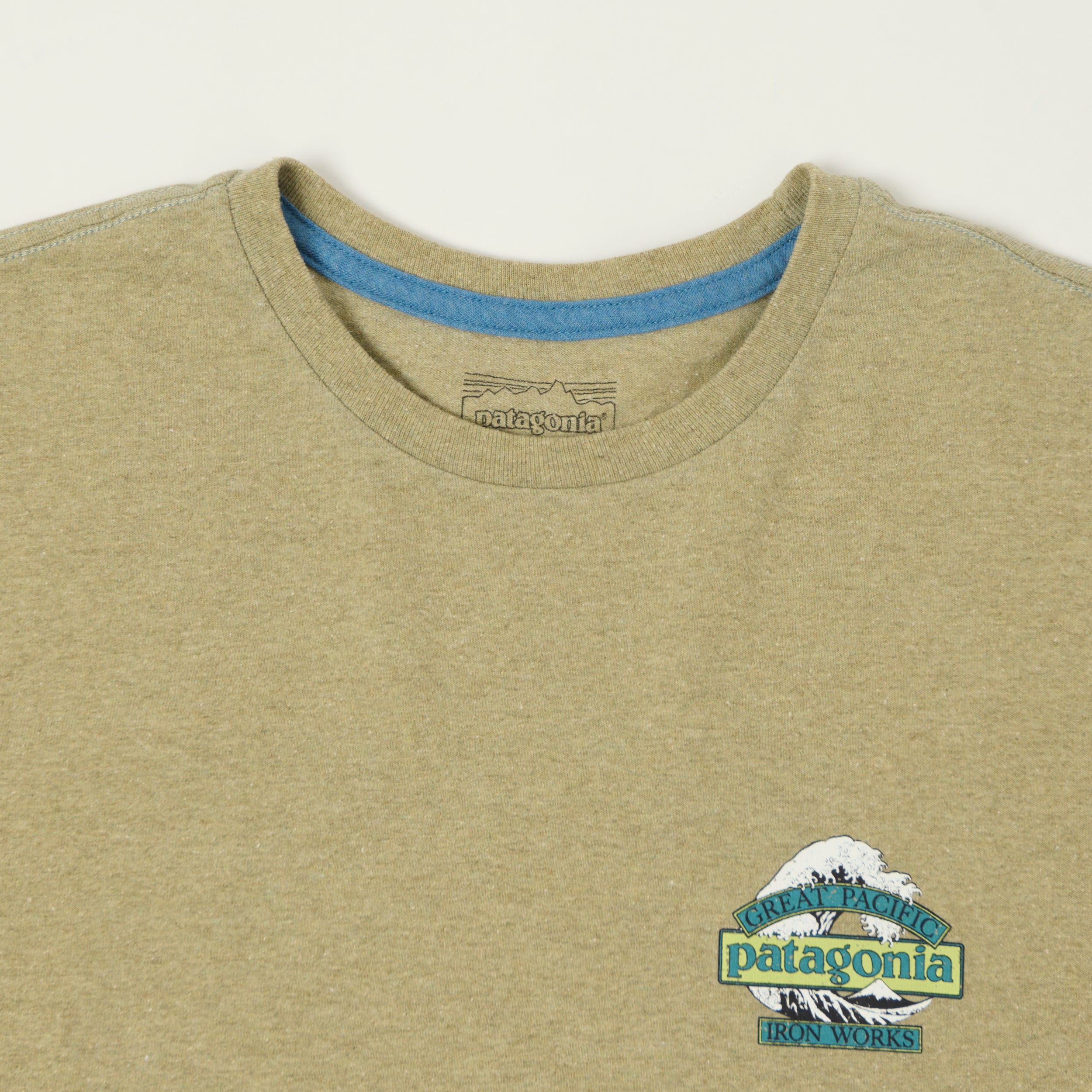 Patagonia 'Great Waves' T-Shirt - Gumtree Green