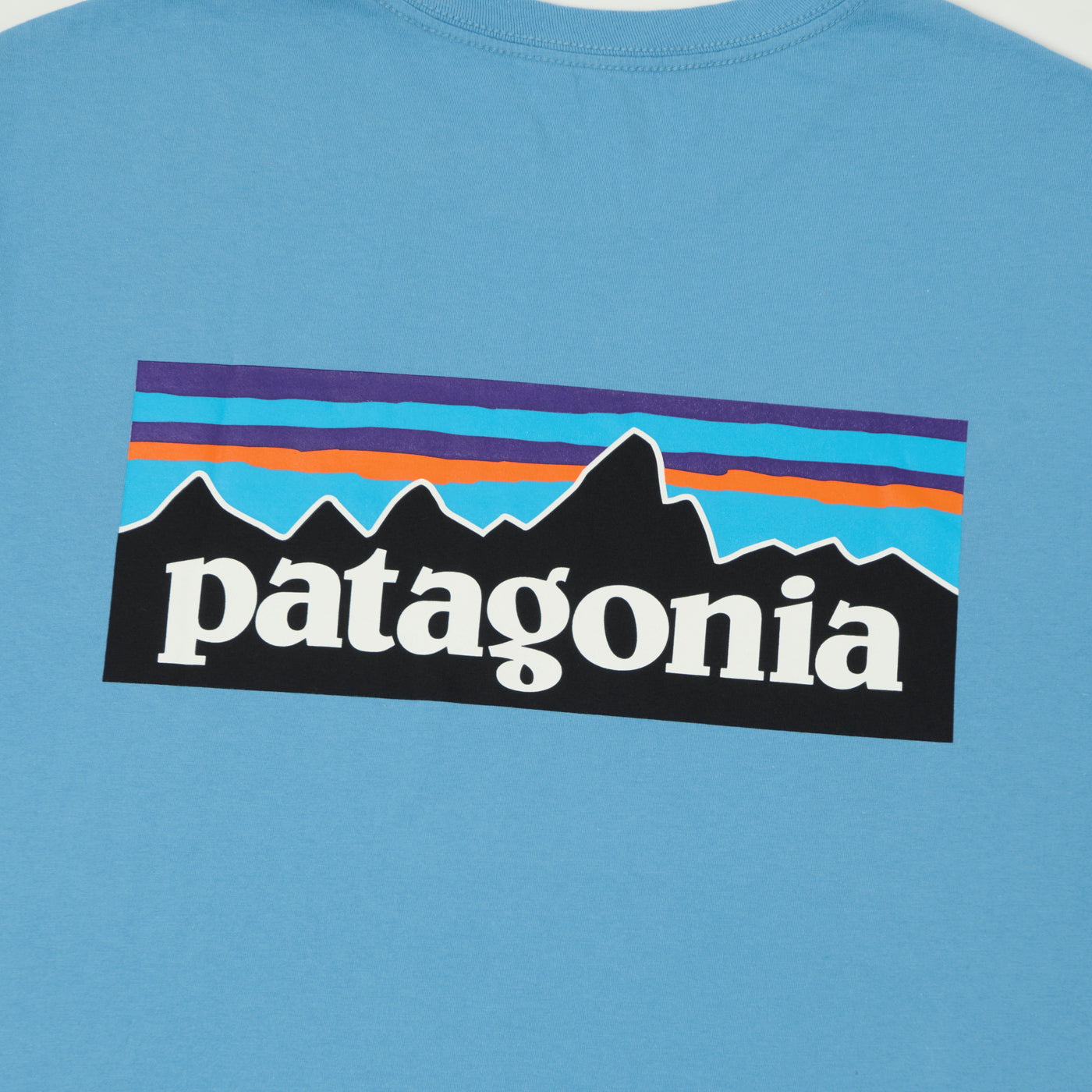 Patagonia P-6 Logo T-Shirt - Shore Blue