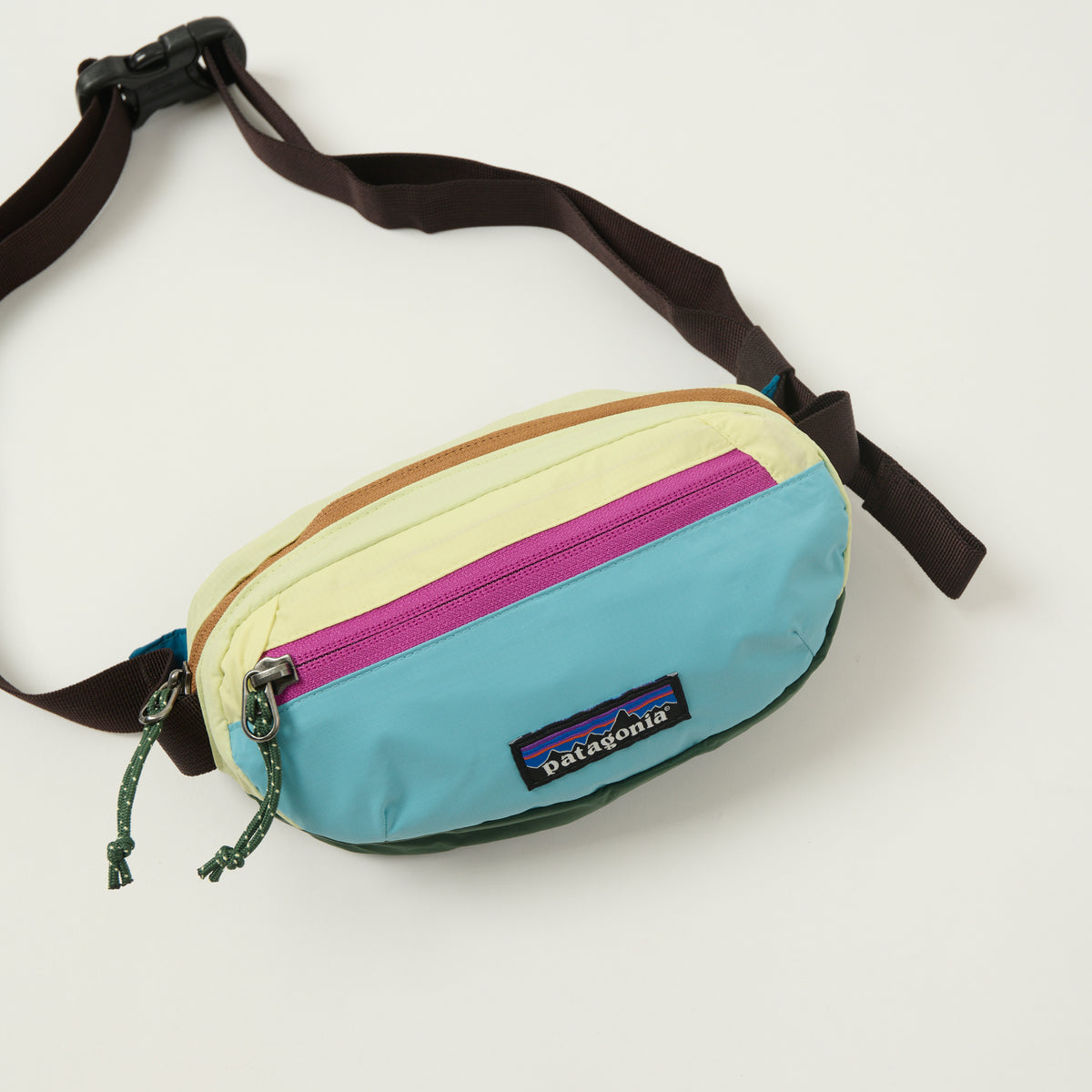 Patagonia 'Terravia' Mini Hip Pack - Patchwork/Snowmelt Blue