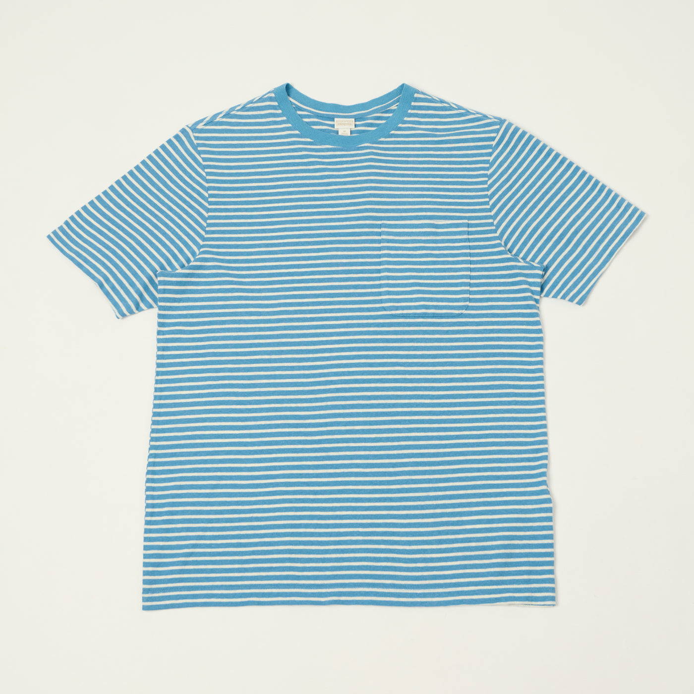 Patagonia Trail Harbor Striped Pocket Tee - Shore Blue