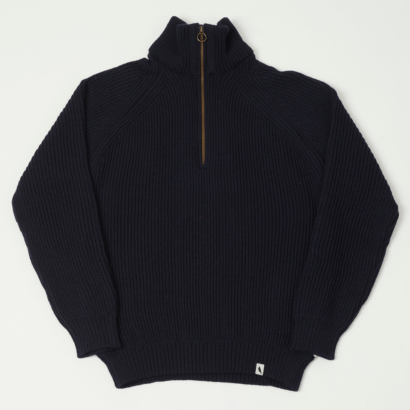 Peregrine Ford Quarter Zip Jumper - Navy