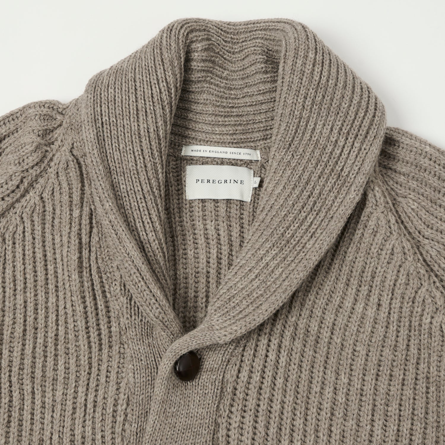 Peregrine Wilkinson Shawl Collar Cardigan - Oak