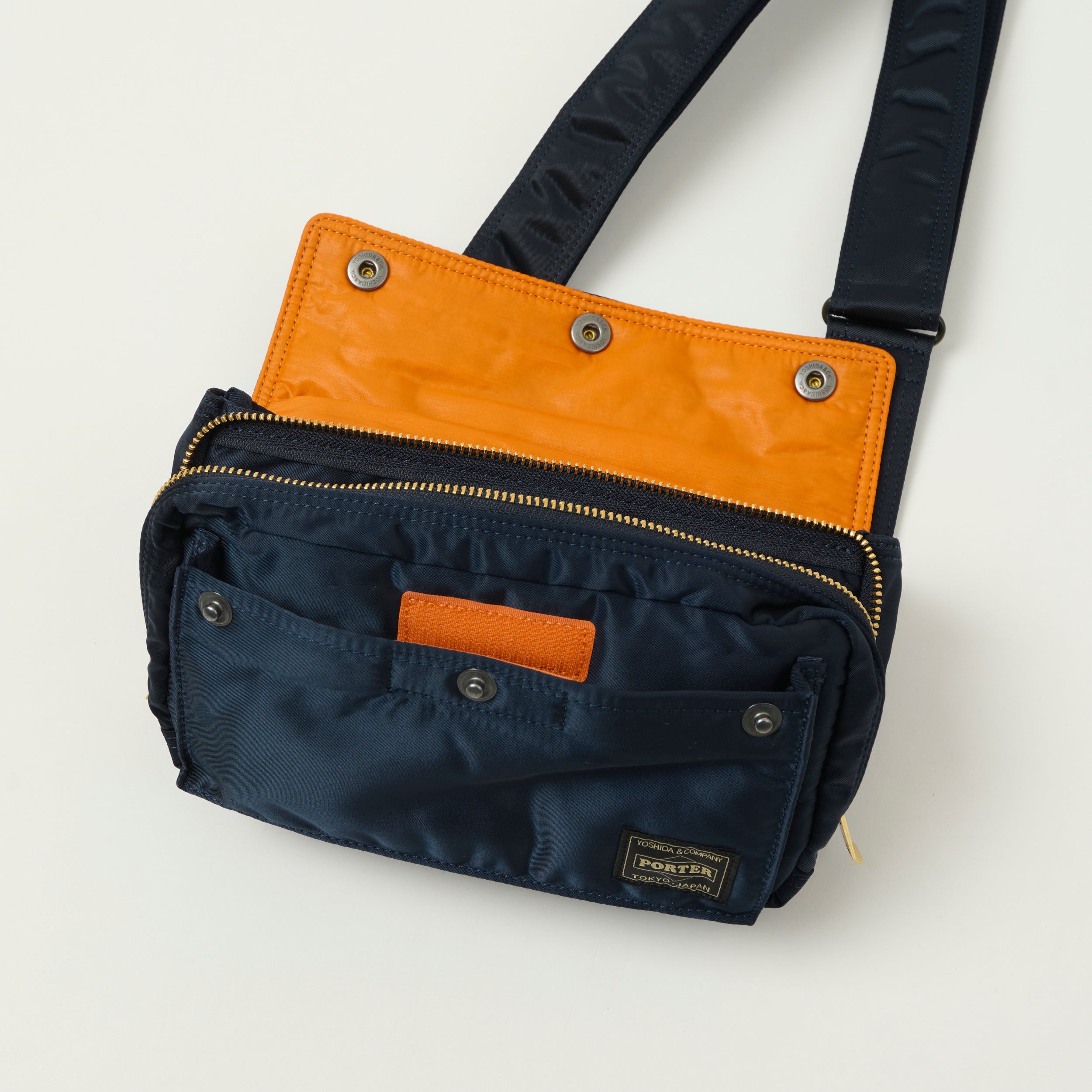 Porter-Yoshida & Co Bio Tanker Envelope Bag - Iron Blue