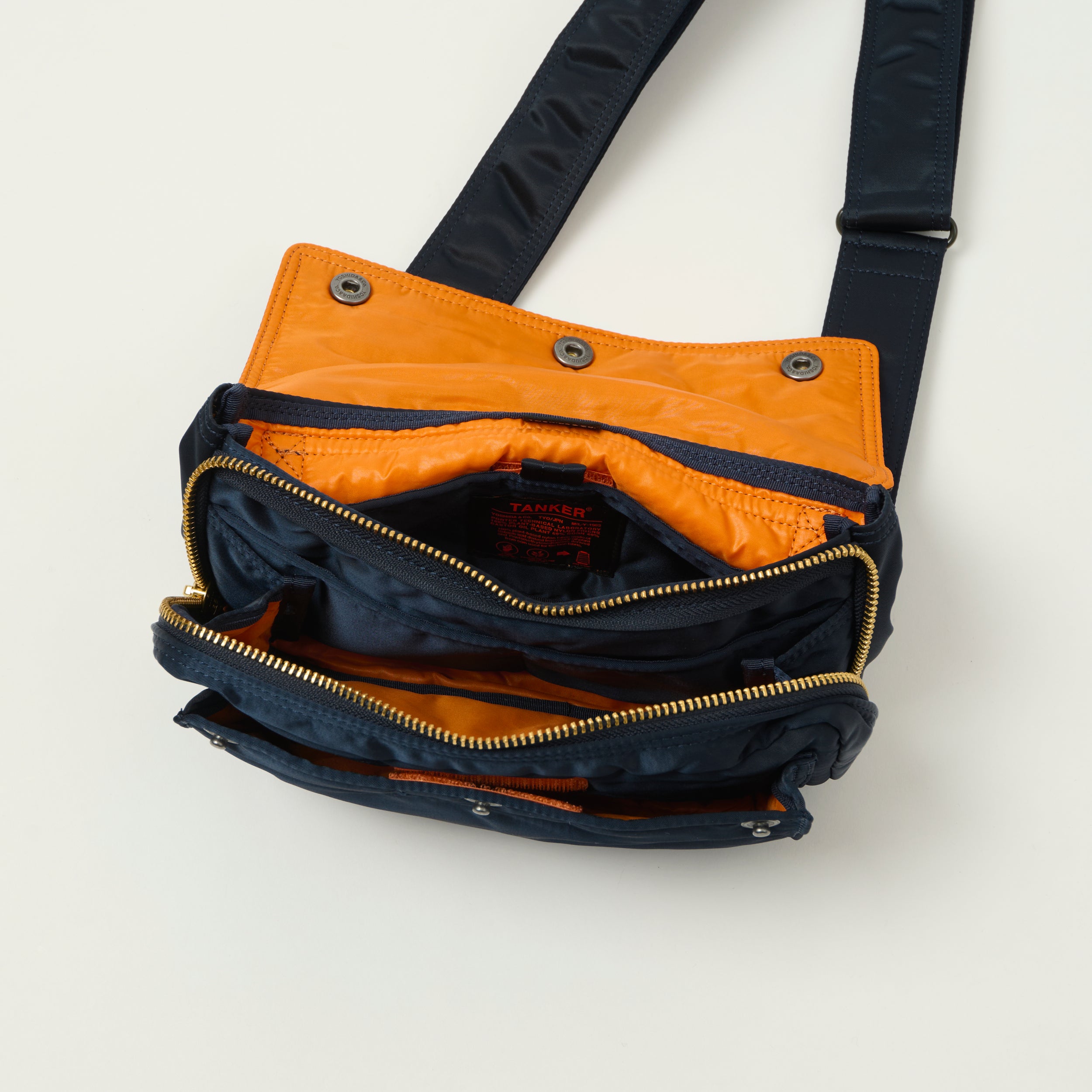 Porter-Yoshida & Co Bio Tanker Envelope Bag - Iron Blue