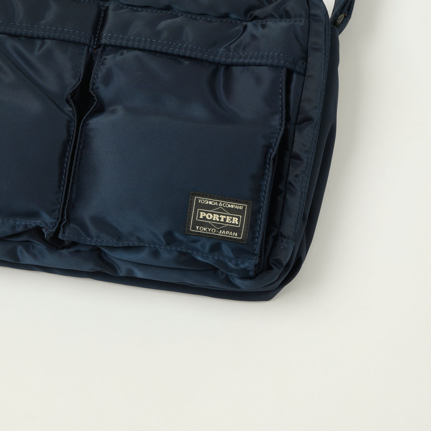 Porter-Yoshida & Co Bio Tanker Medium Zipped Sling Bag - Black