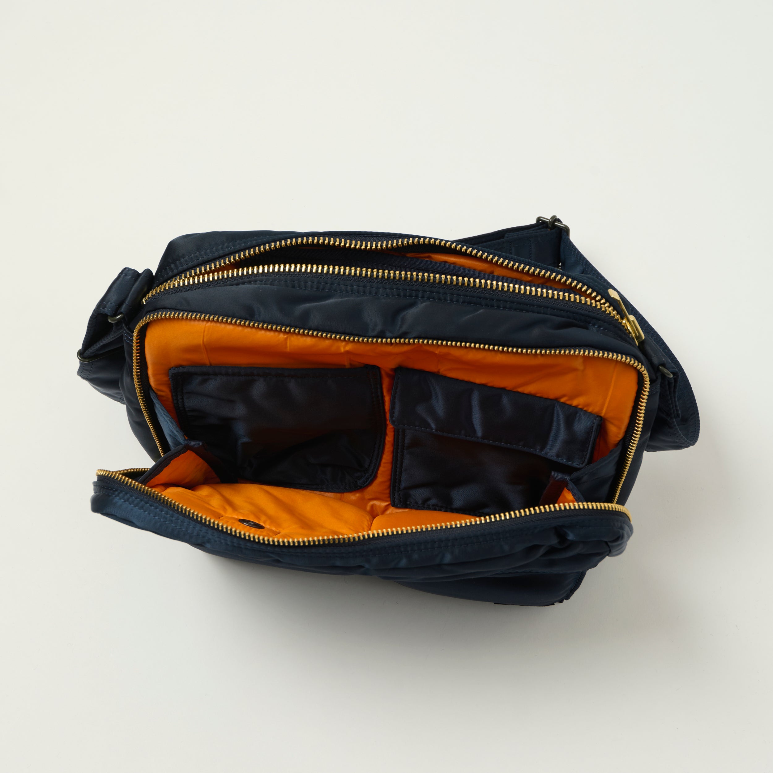 Porter-Yoshida & Co Bio Tanker Medium Zipped Sling Bag - Black