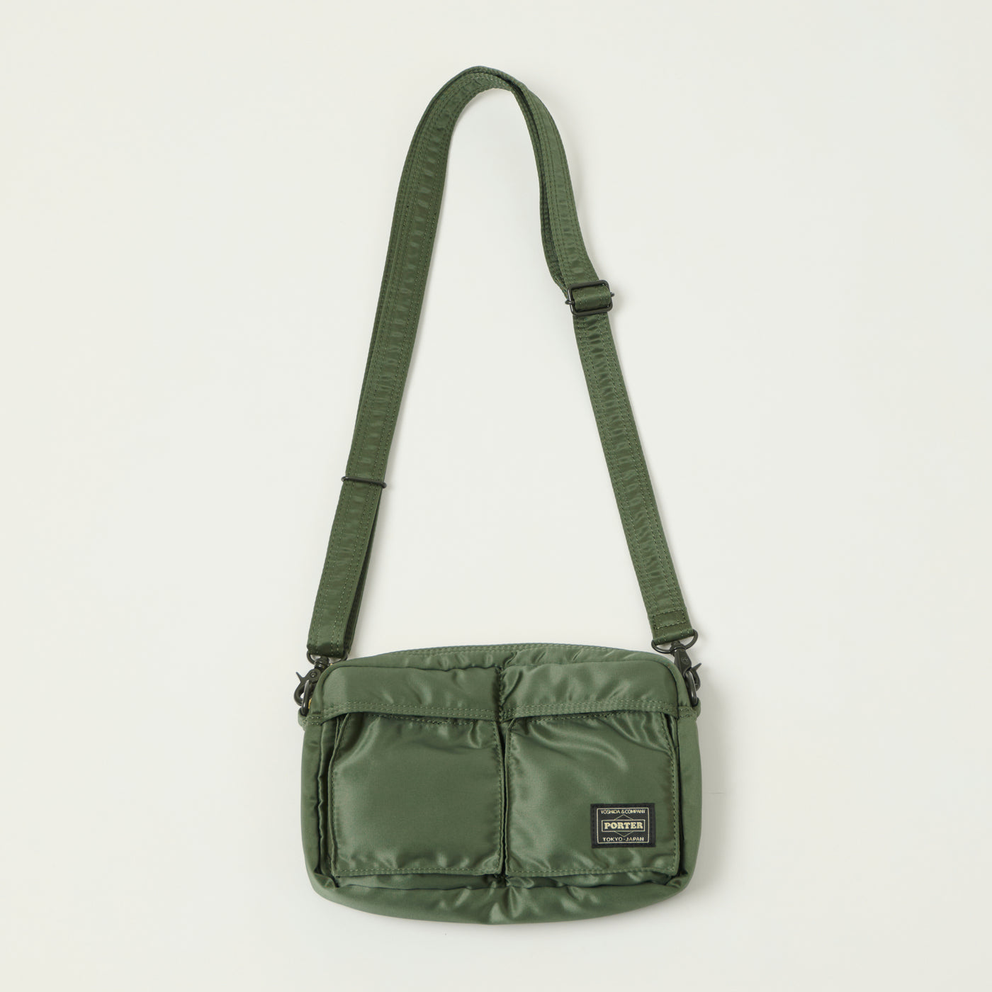 Porter-Yoshida & Co Bio Tanker Sling Bag - Sage Green