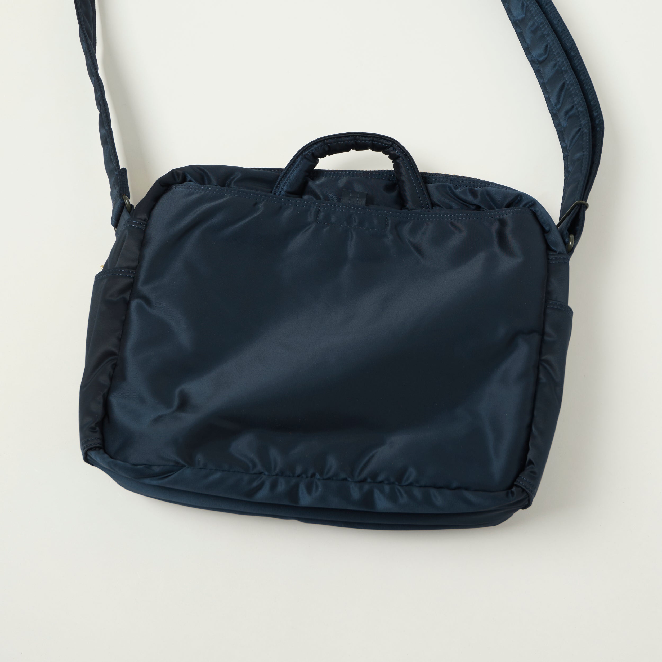 Porter-Yoshida & Co Bio Tanker Large Zipped Sling Bag - Iron Blue