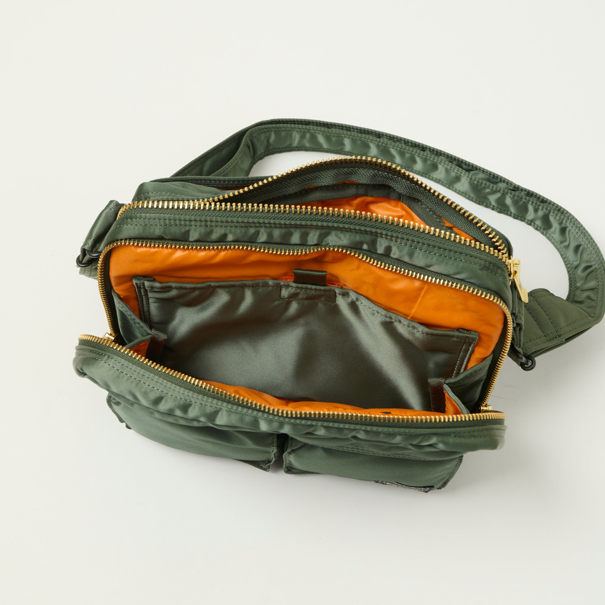Porter-Yoshida & Co Bio Tanker Zipped Sling Bag - Sage Green – SON