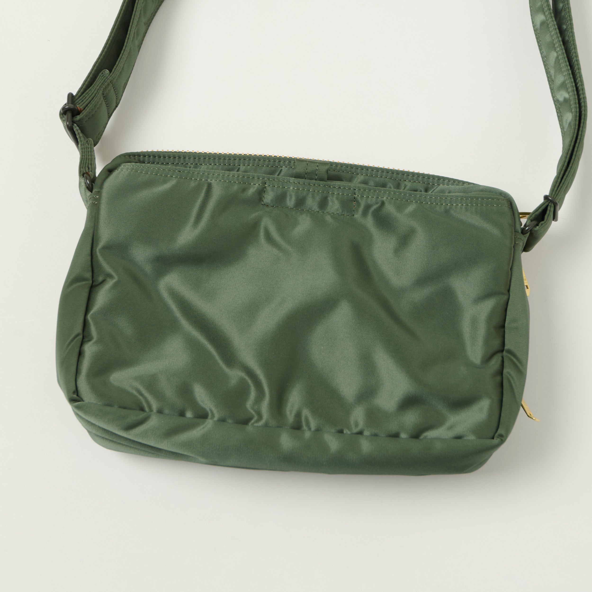 Porter-Yoshida & Co Bio Tanker Zipped Sling Bag - Sage Green