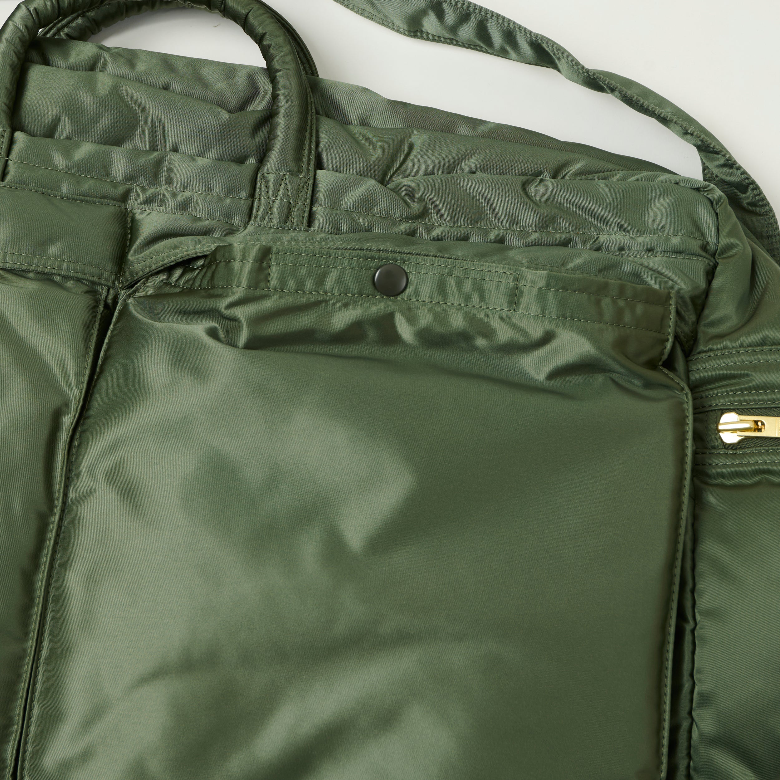 Porter-Yoshida & Co Bio Tanker Medium Duffle Bag - Sage Green