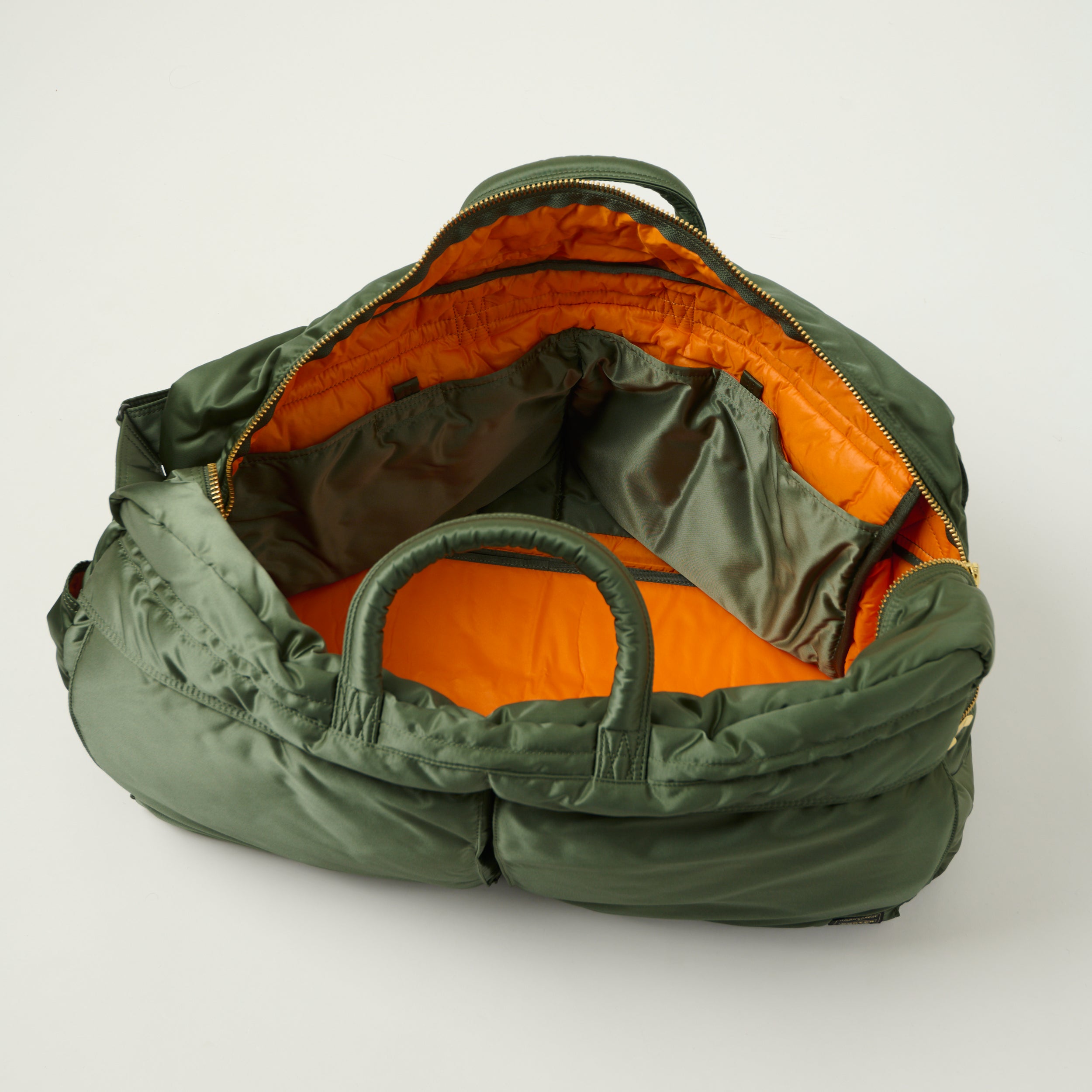 Porter-Yoshida & Co Bio Tanker Medium Duffle Bag - Sage Green