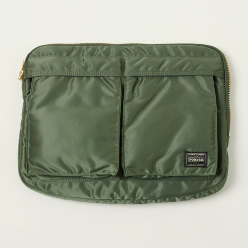 Porter-Yoshida & Co Bio Tanker Document Case - Sage Green