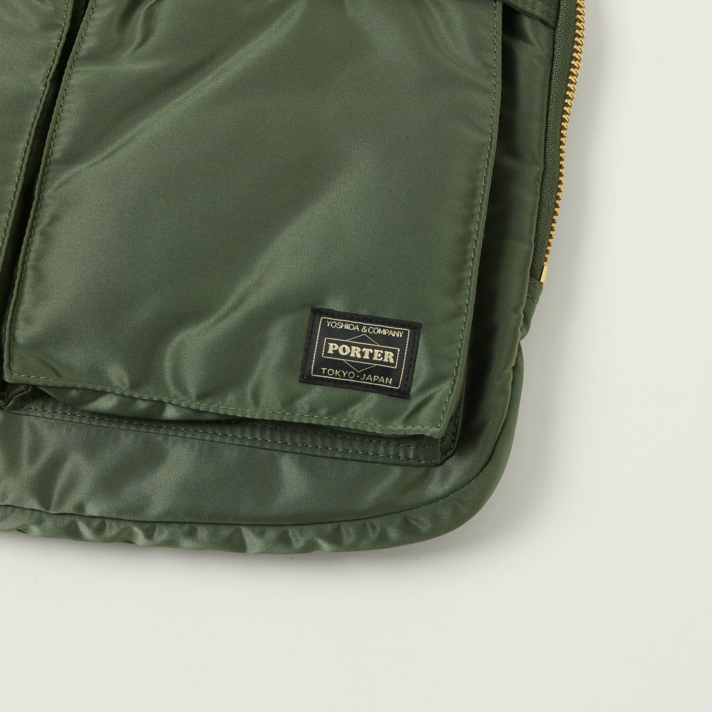 Porter-Yoshida & Co Bio Tanker Document Case - Sage Green