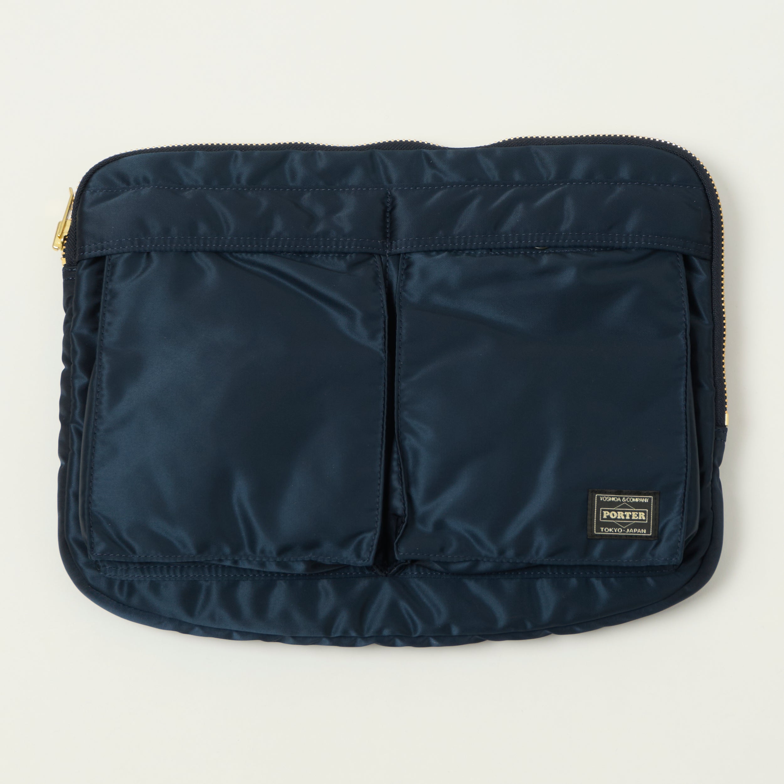 Porter-Yoshida & Co Bio Tanker Document Case - Iron Blue