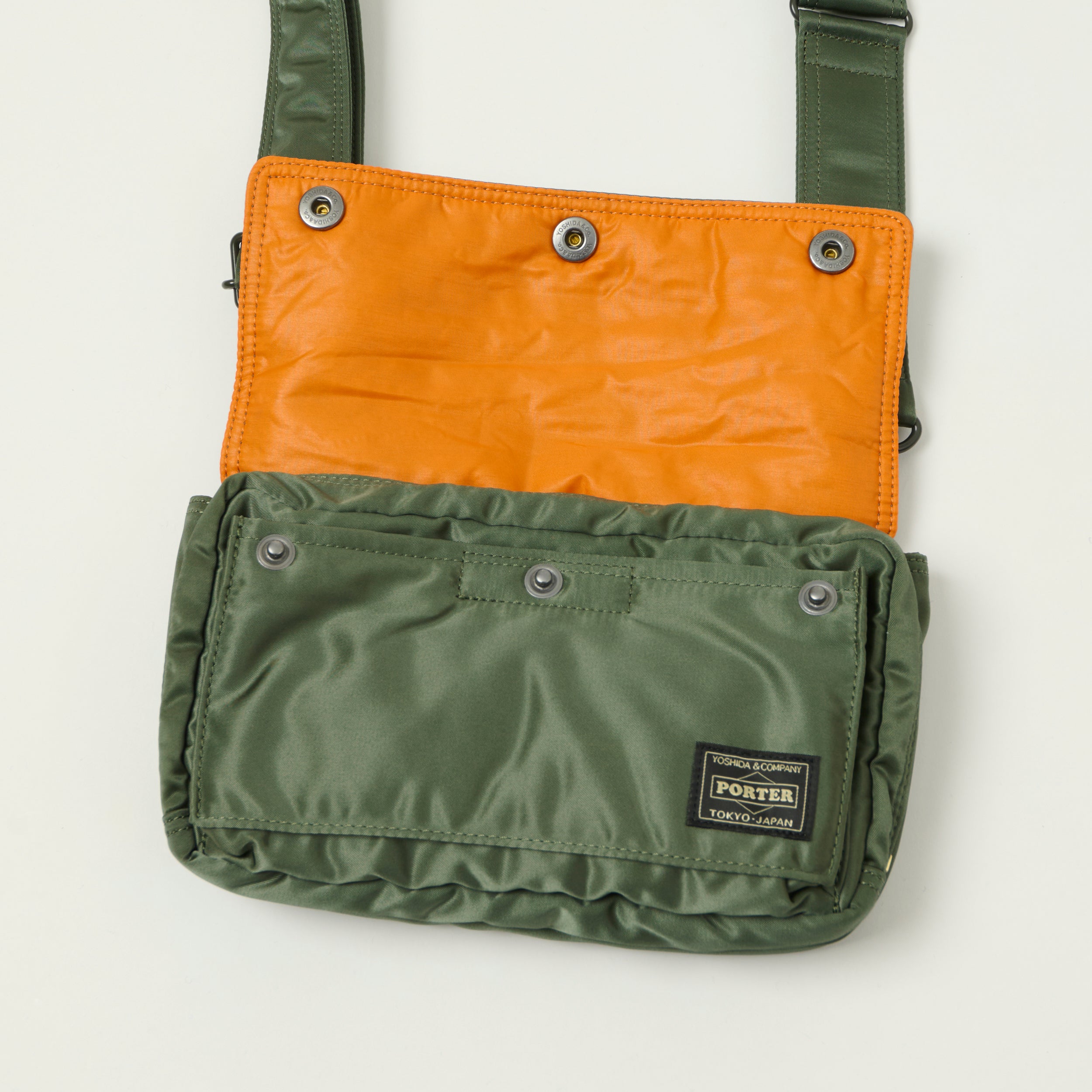 Porter-Yoshida & Co Bio Tanker Envelope Bag - Sage Green