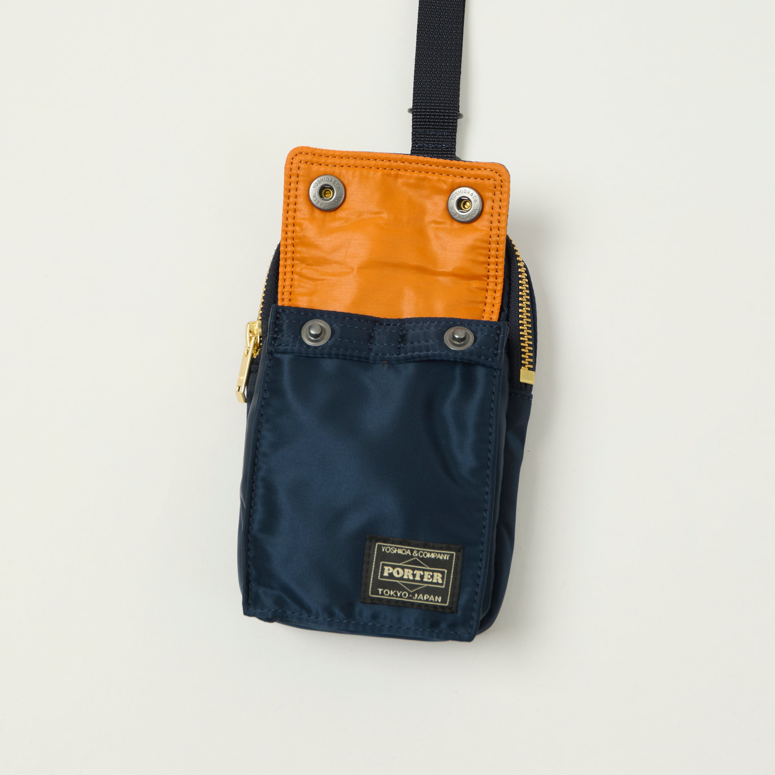 Porter-Yoshida & Co Bio Tanker Mobile Pouch - Iron Blue