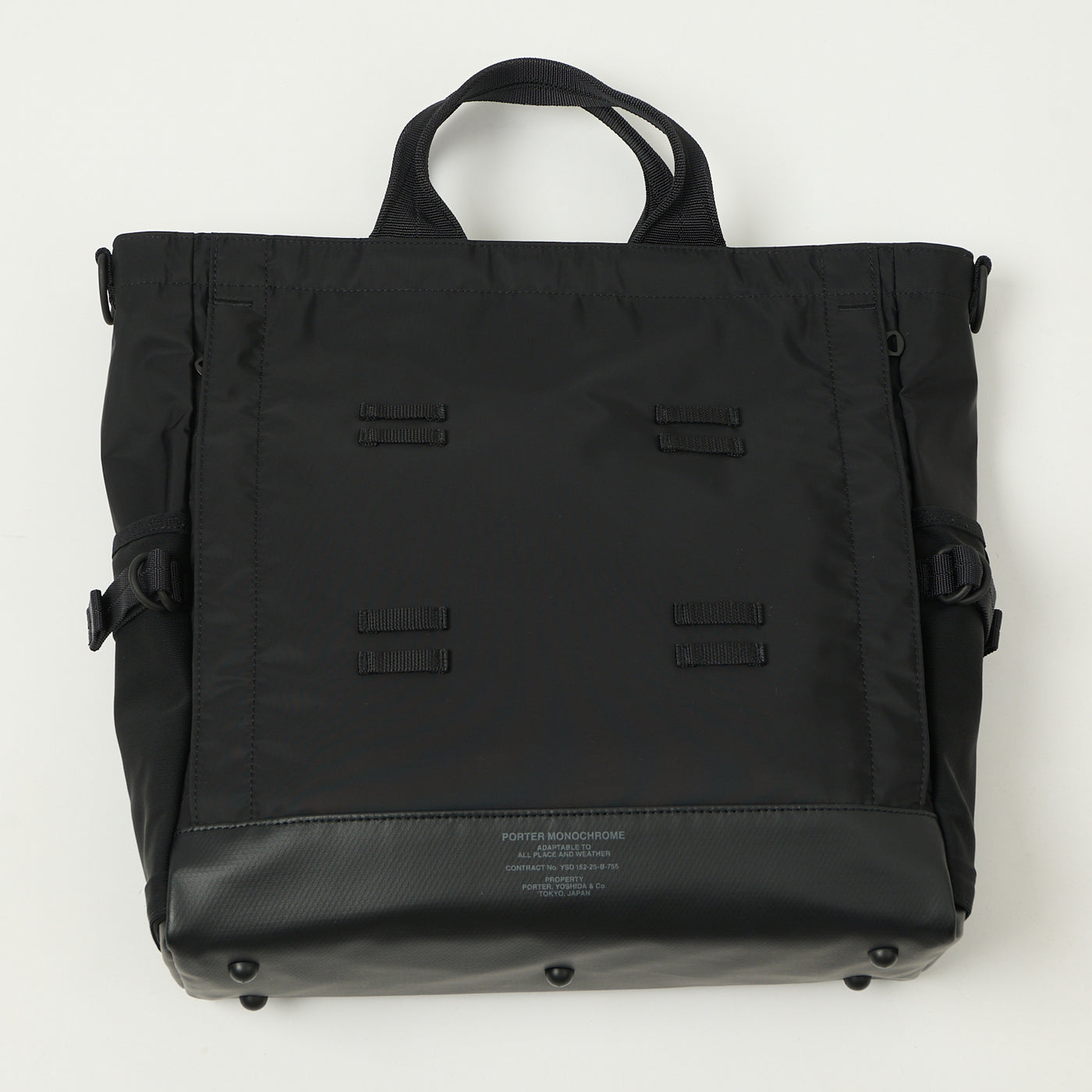 Porter-Yoshida & Co. Monochrome 2Way Tote Bag - Black