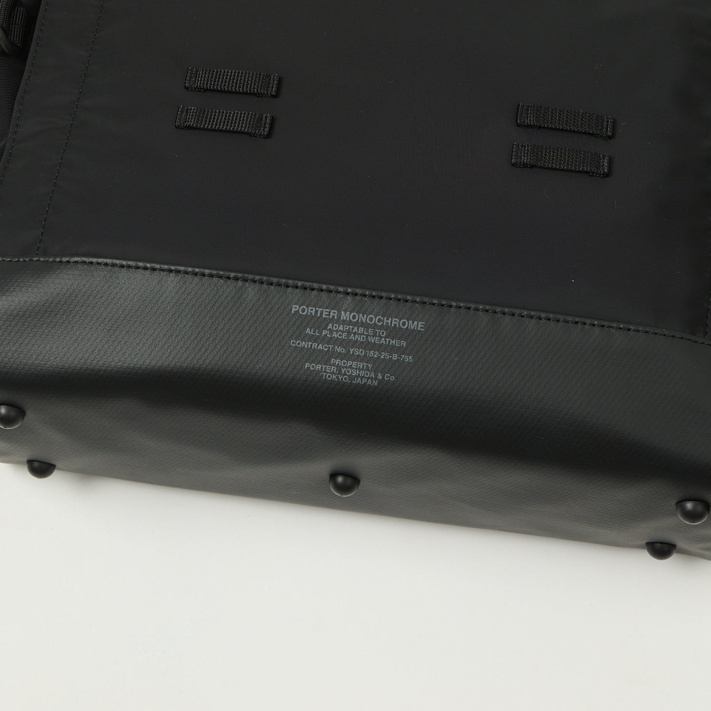 Porter-Yoshida & Co. Monochrome 2Way Tote Bag - Black