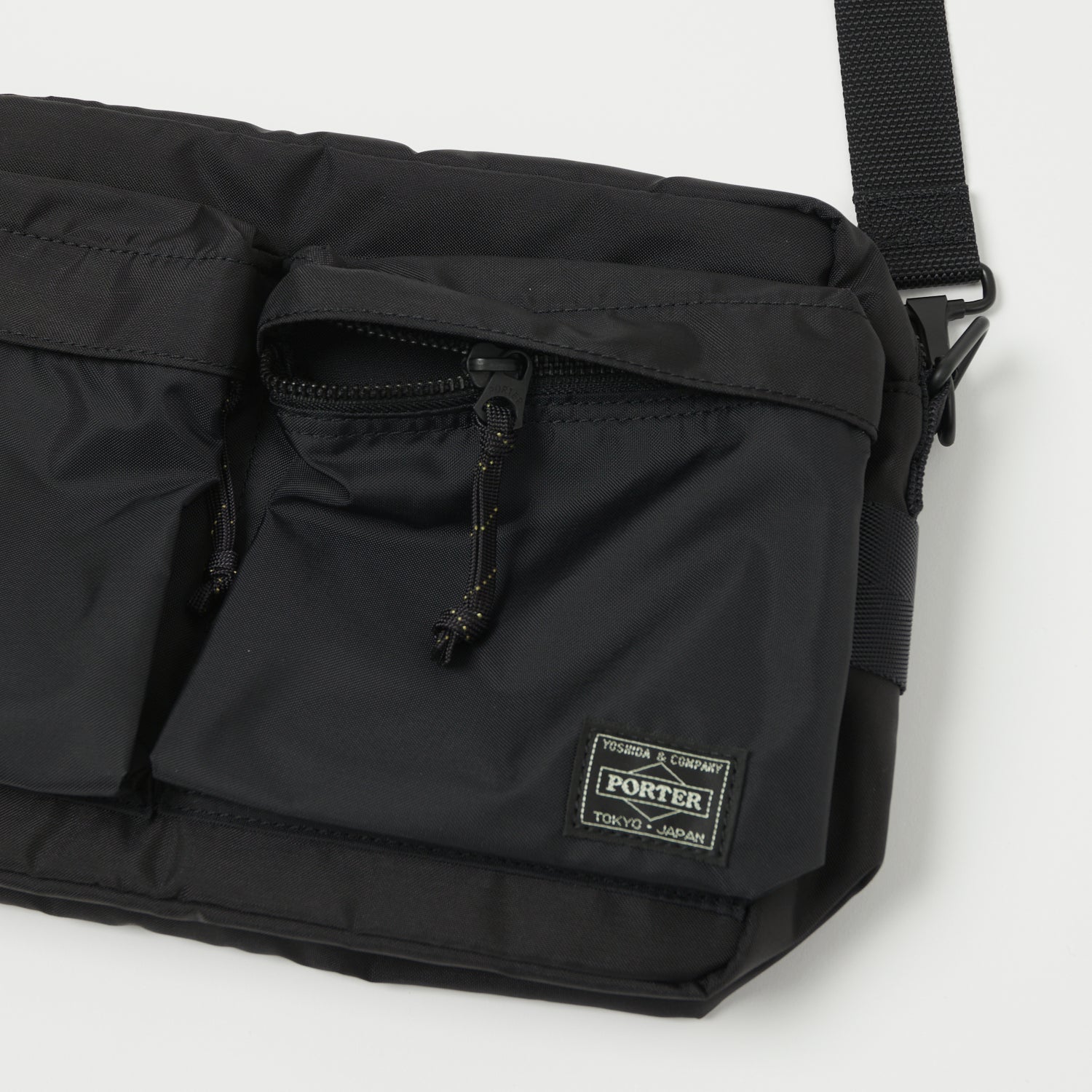 Porter-Yoshida & Co. Force Shoulder Bag (Small) - Black