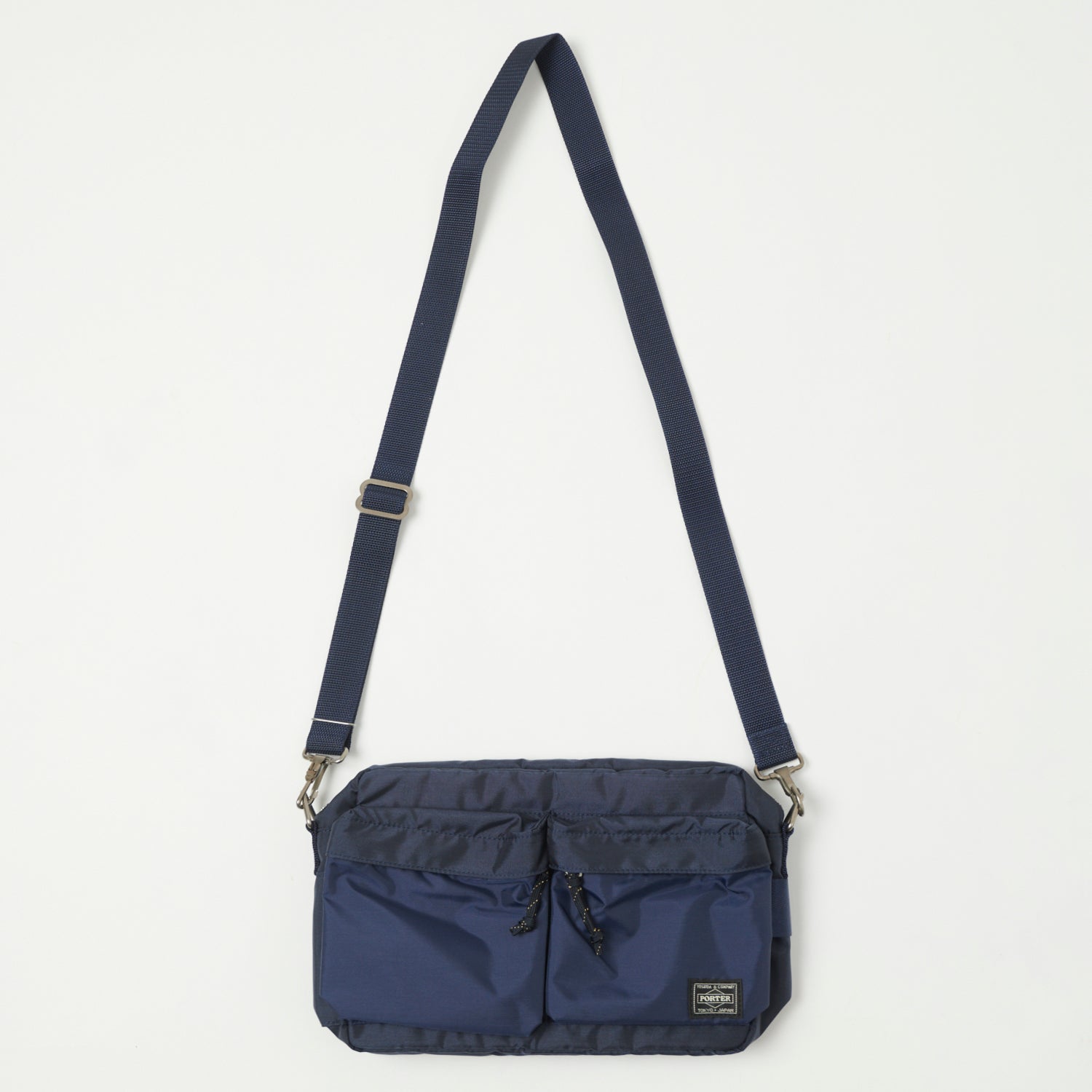Porter-Yoshida & Co. Force Shoulder Bag (Small) - Navy