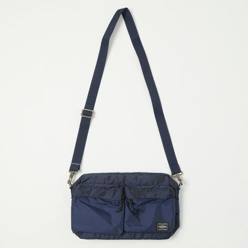 Porter-Yoshida & Co. Force Shoulder Bag (Small) - Navy
