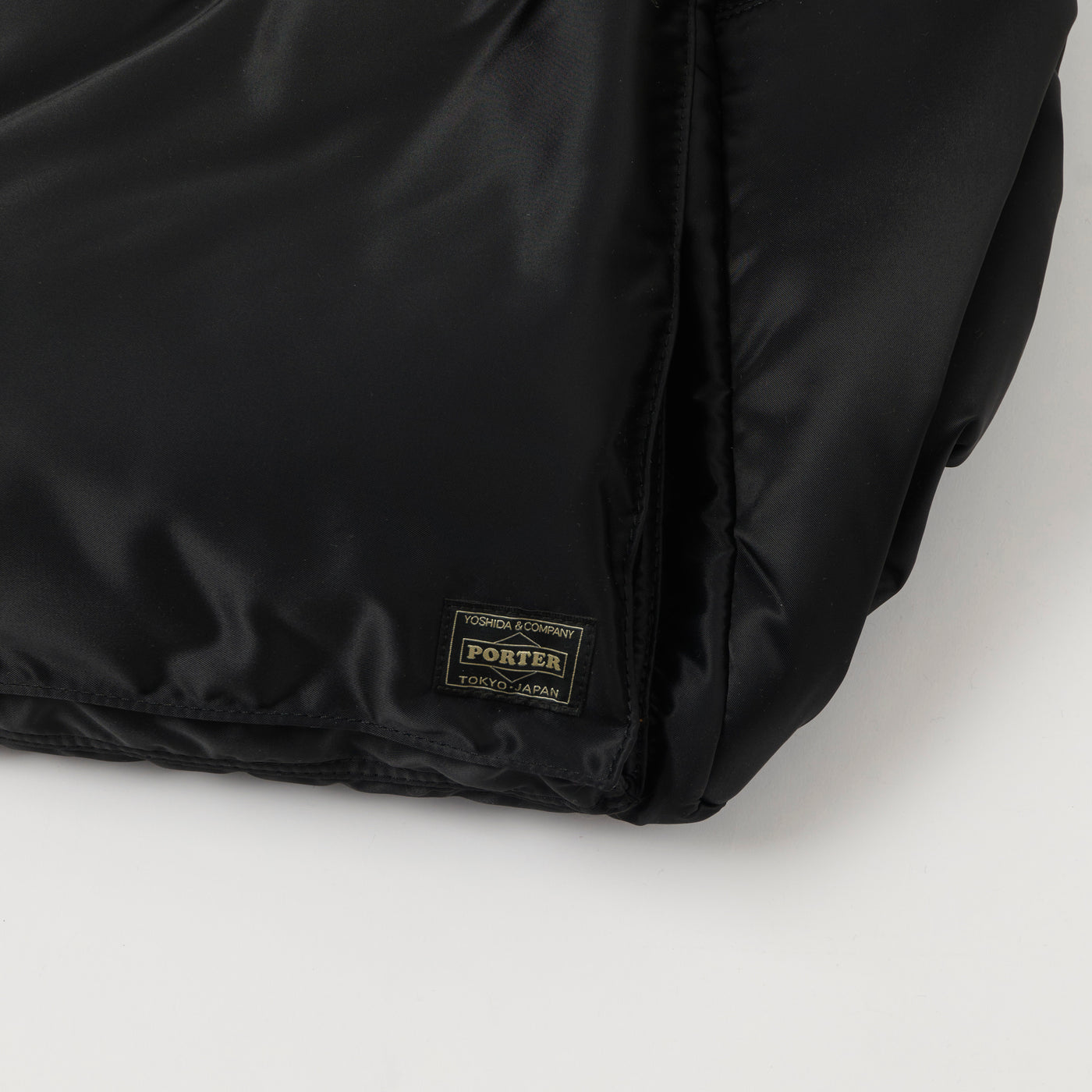 Porter-Yoshida & Co. Bio-Nylon Tanker Large Duffle Bag - Black