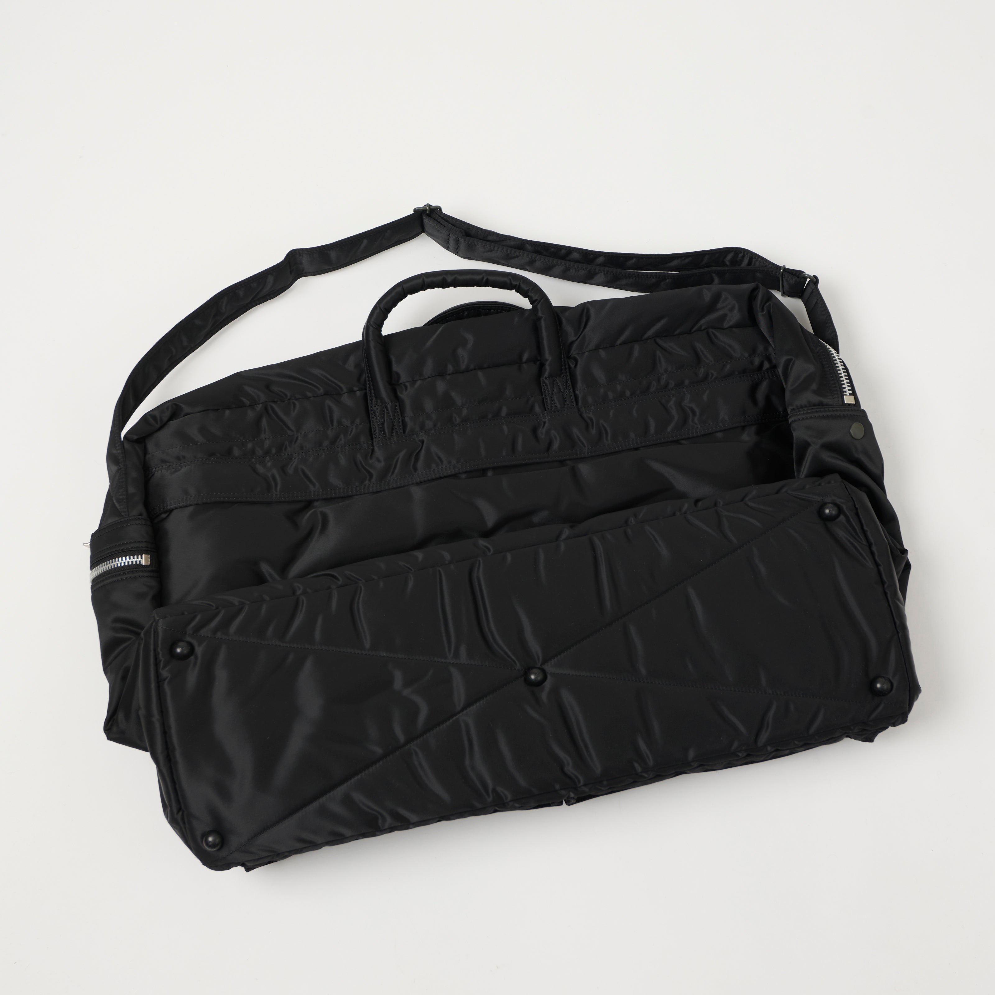 Porter-Yoshida & Co. Bio-Nylon Tanker Large Duffle Bag - Black