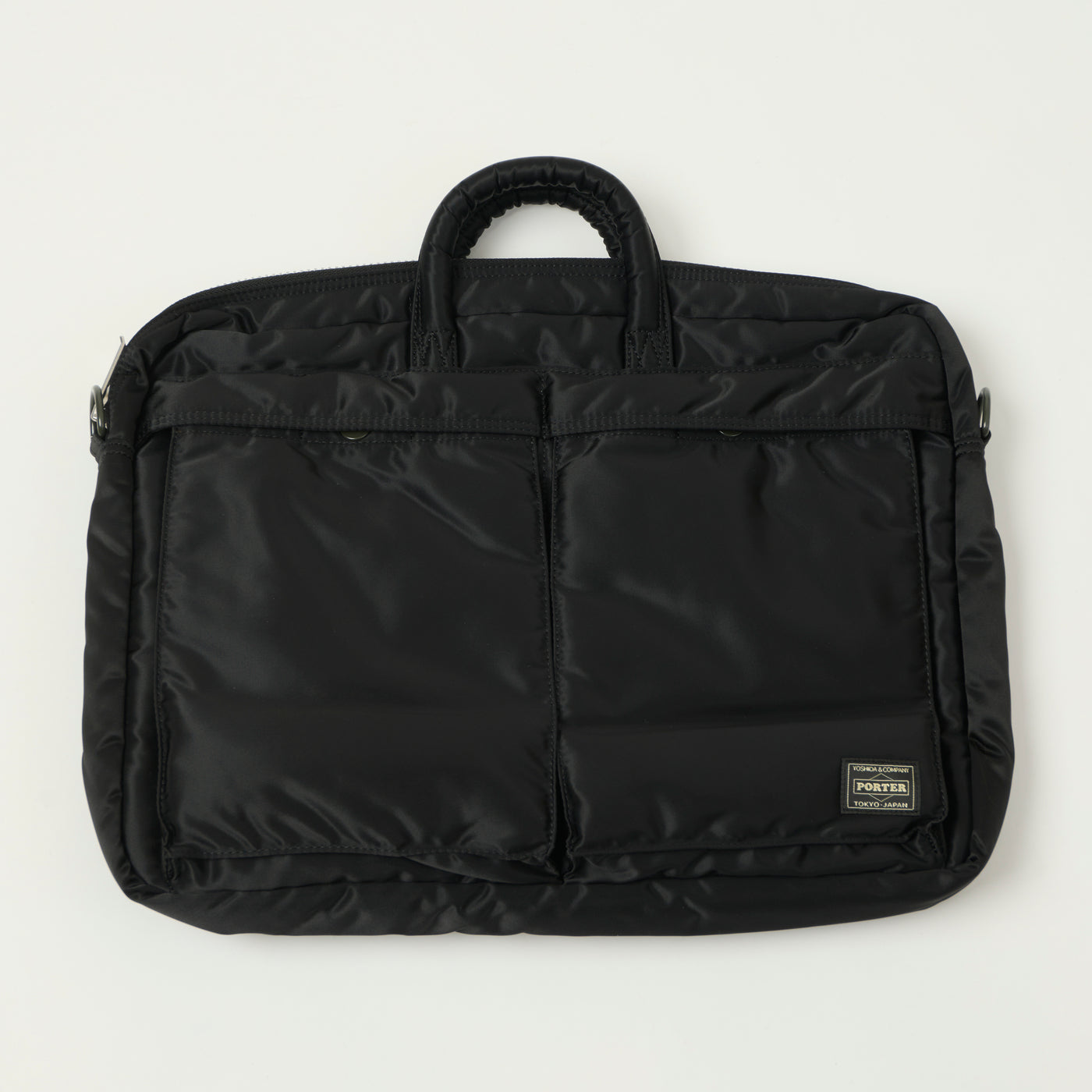 Porter-Yoshida & Co. Bio-Nylon Tanker 2-Way Document Bag - Black