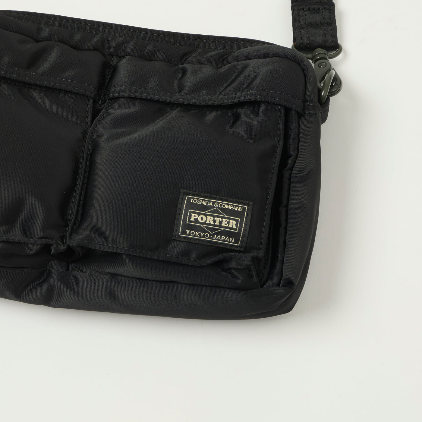 Porter-Yoshida & Co. Bio-Nylon Tanker Shoulder Bag - Black