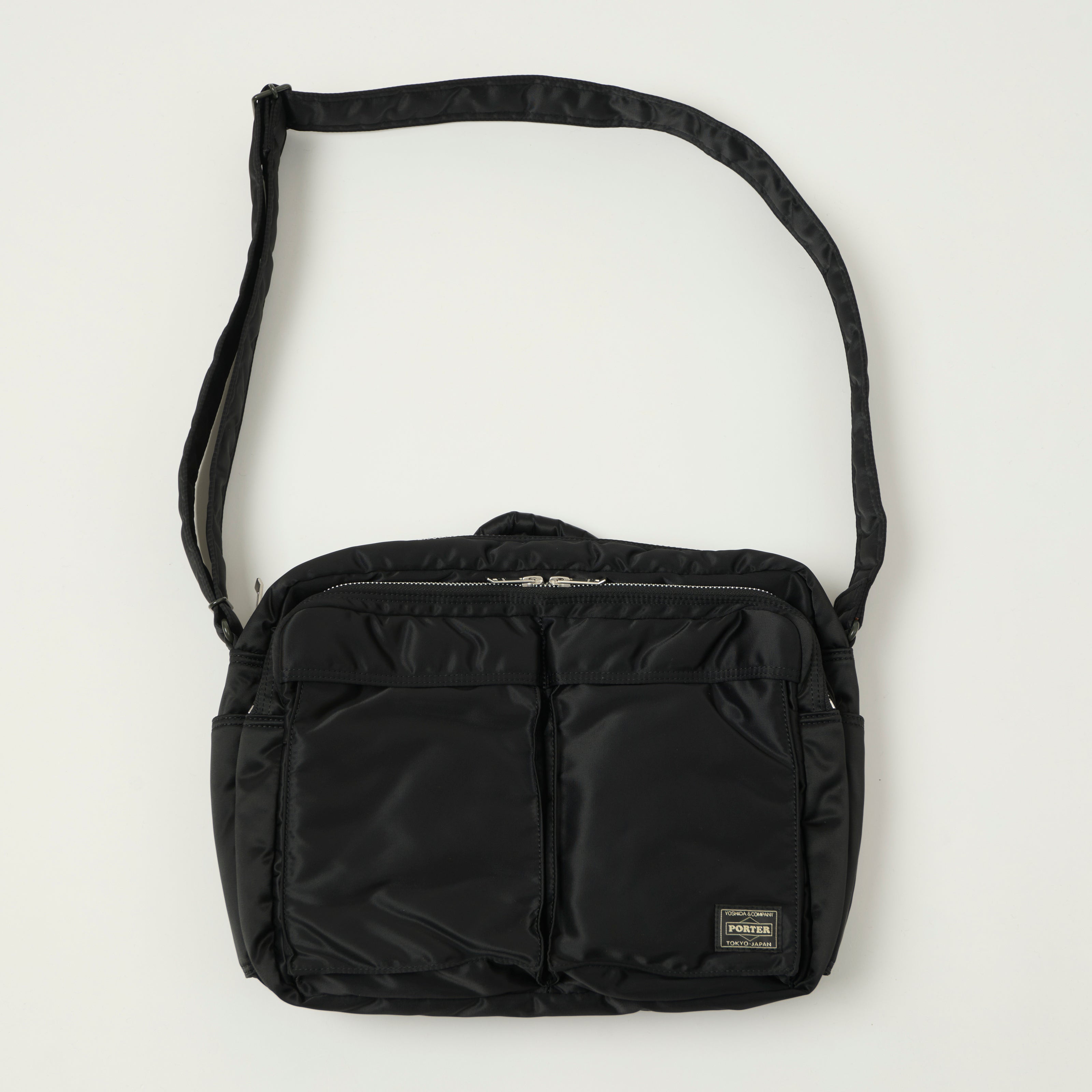 Porter-Yoshida & Co. Bio Tanker Sling Bag - Black