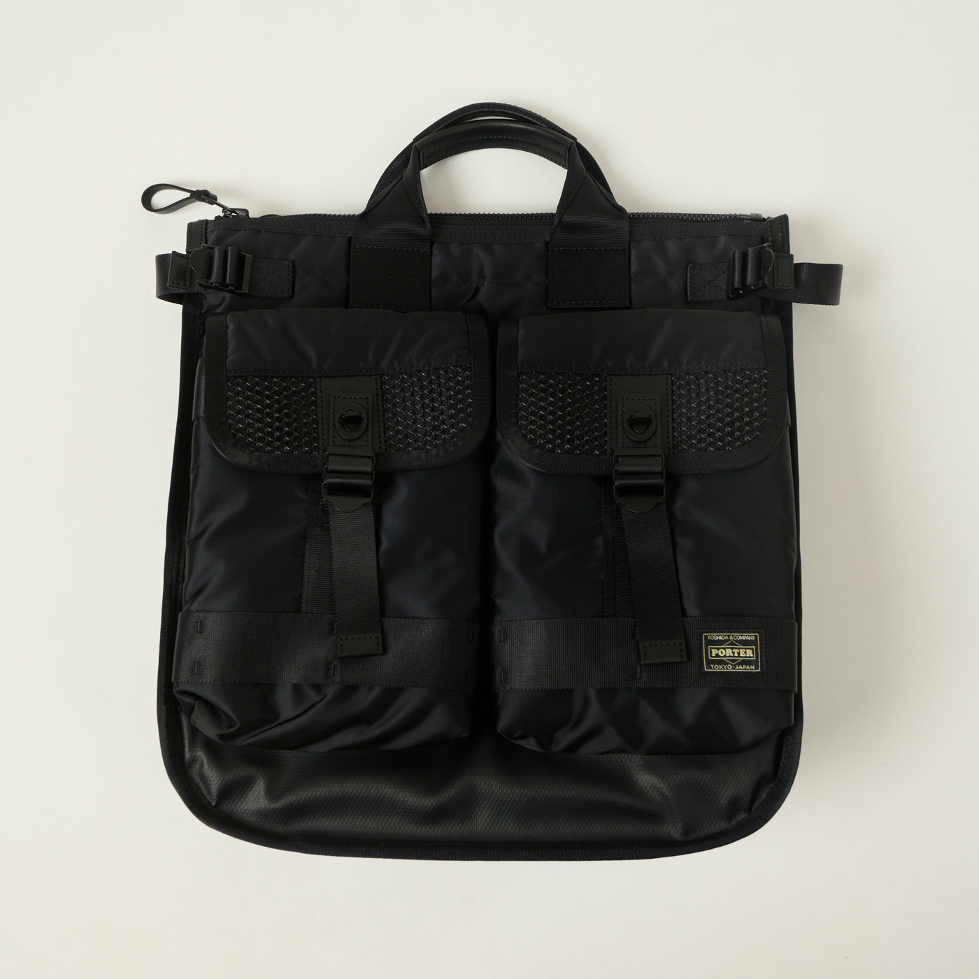 Porter Yoshida & Co Bounce Helmet Tote Bag - Black