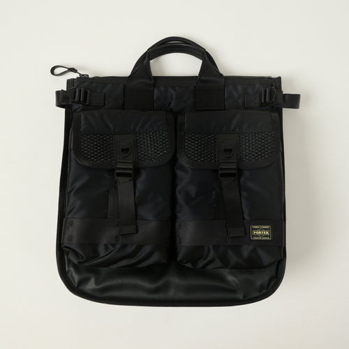 Porter Yoshida & Co Bounce Helmet Tote Bag - Black
