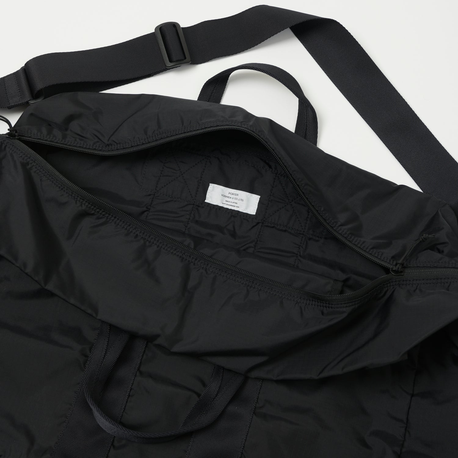 Porter-Yoshida & Co. Flex 2-Way Duffle Bag - Black