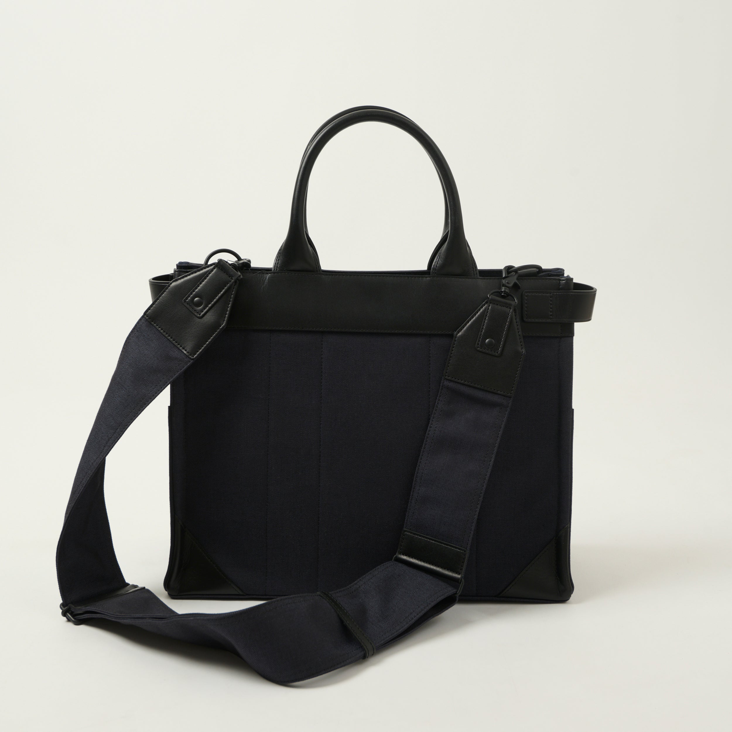 Porter Yoshida & Co Fork 2-Way Tote Bag - Navy