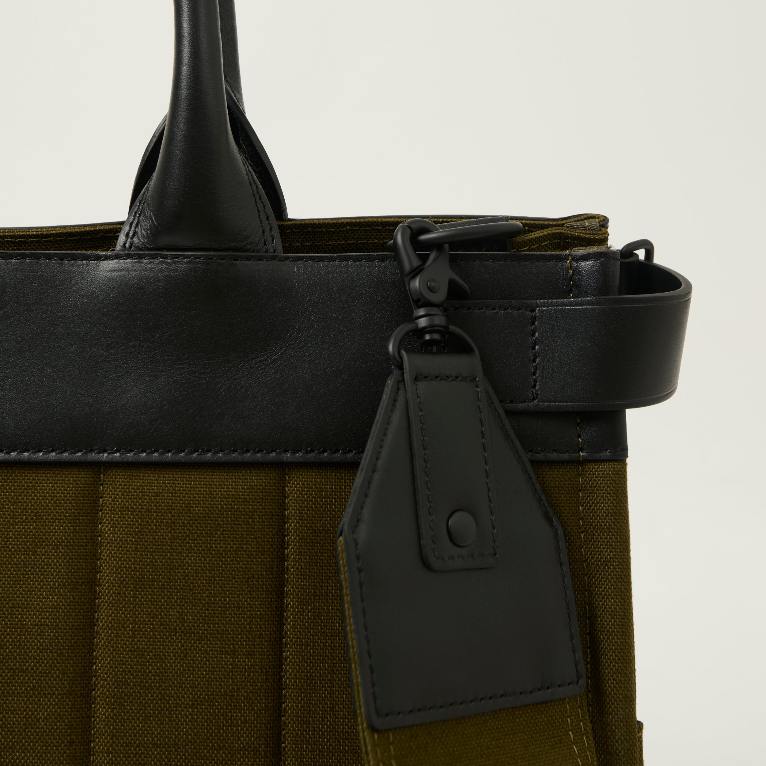 Porter Yoshida & Co Fork 2-Way Tote Bag - Olive