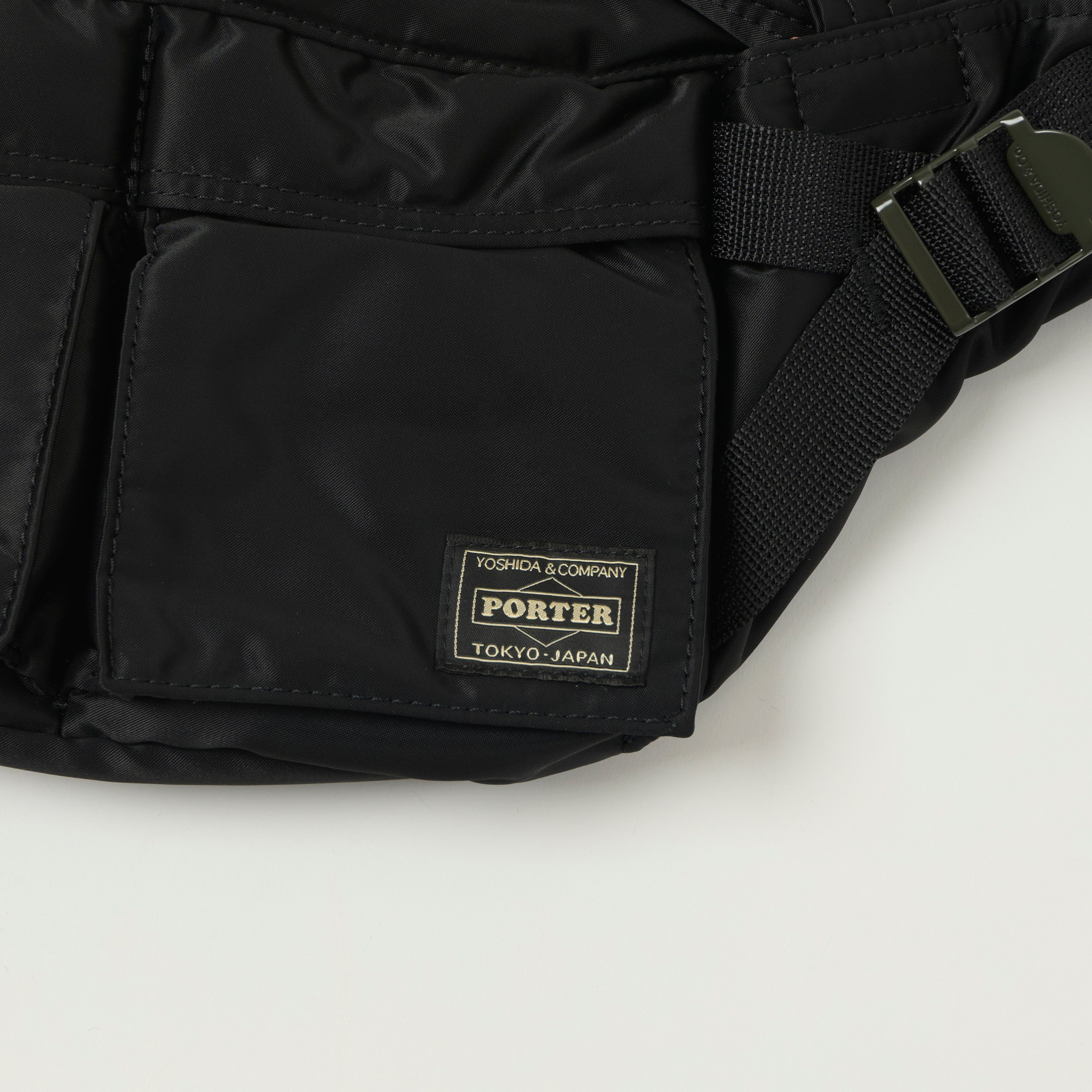 Porter-Yoshida & Co. Bio-Nylon Tanker Waist Pack - Black