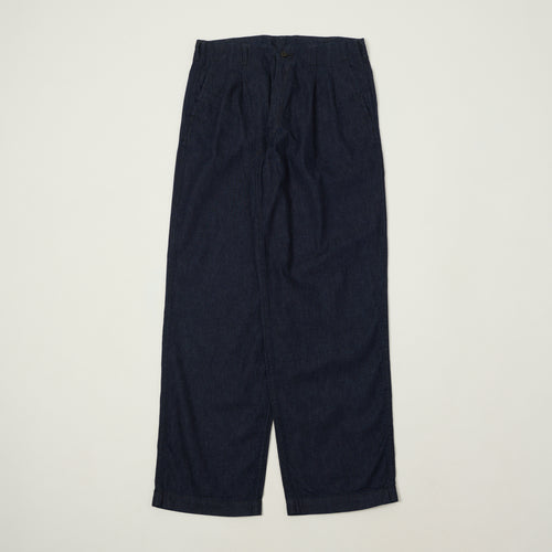 Post Overalls 'California Pegtop' 8oz. Denim Trouser - Dark Indigo