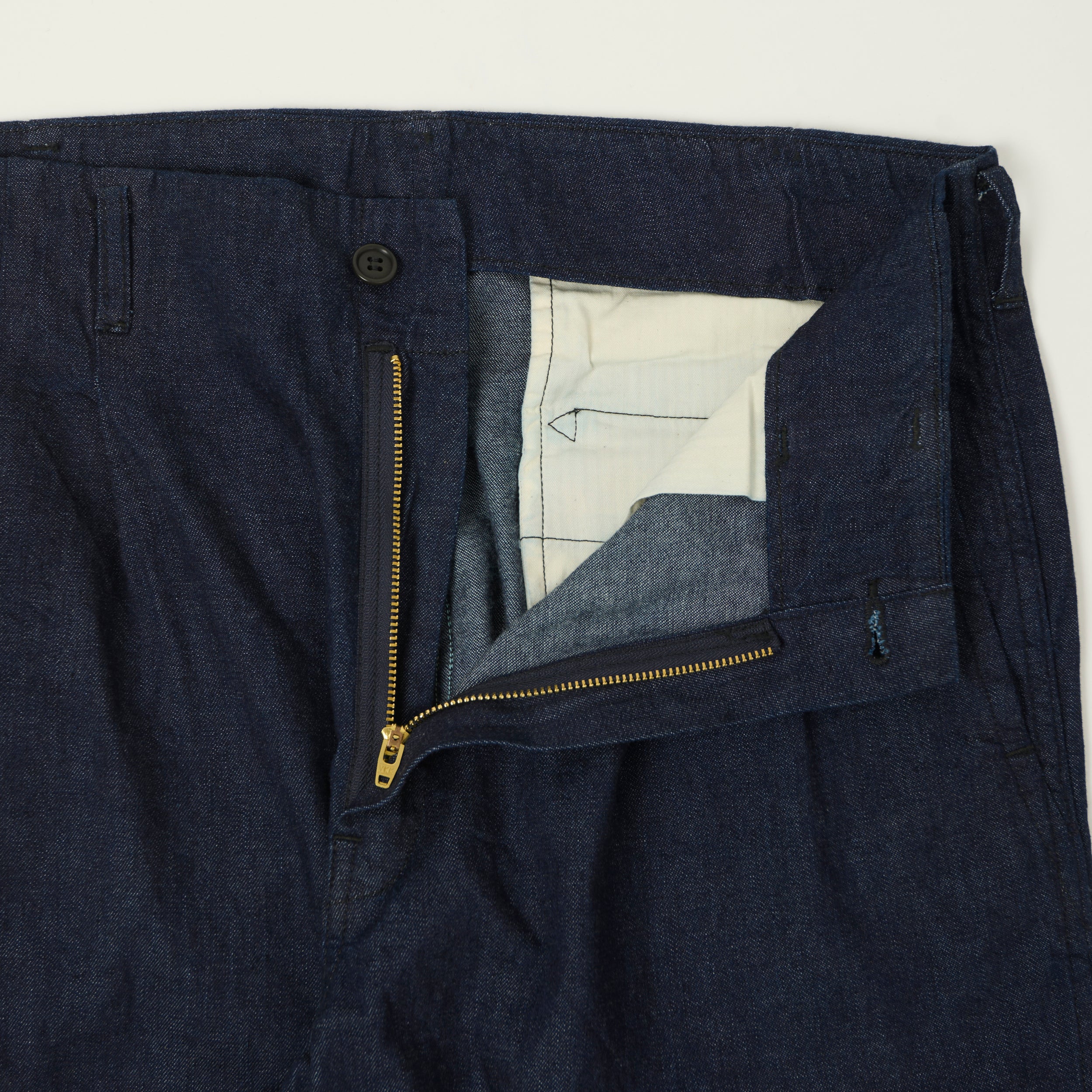 Post Overalls 'California Pegtop' 8oz. Denim Trouser - Dark Indigo