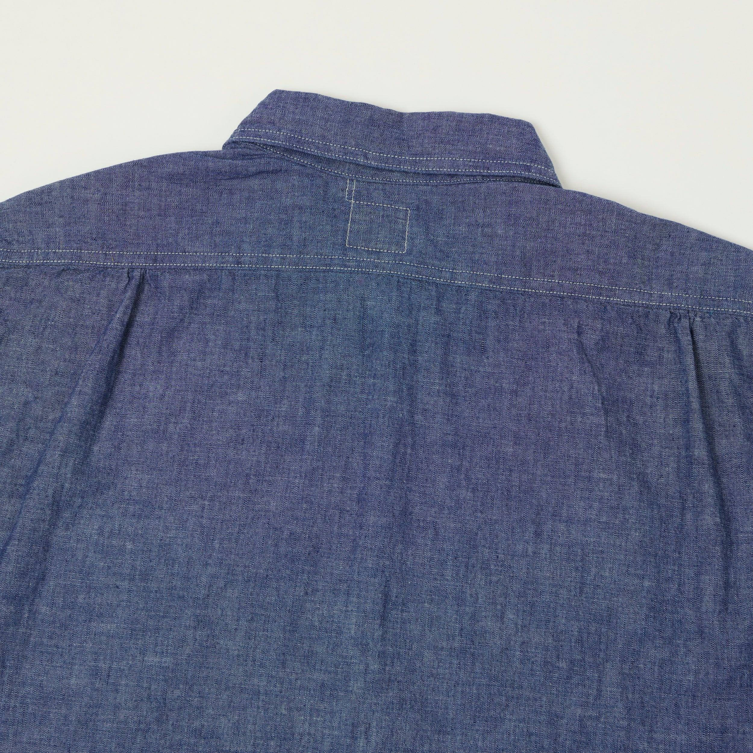 Post Overalls 'De Luxe' Classic Chambray Shirt - Indigo