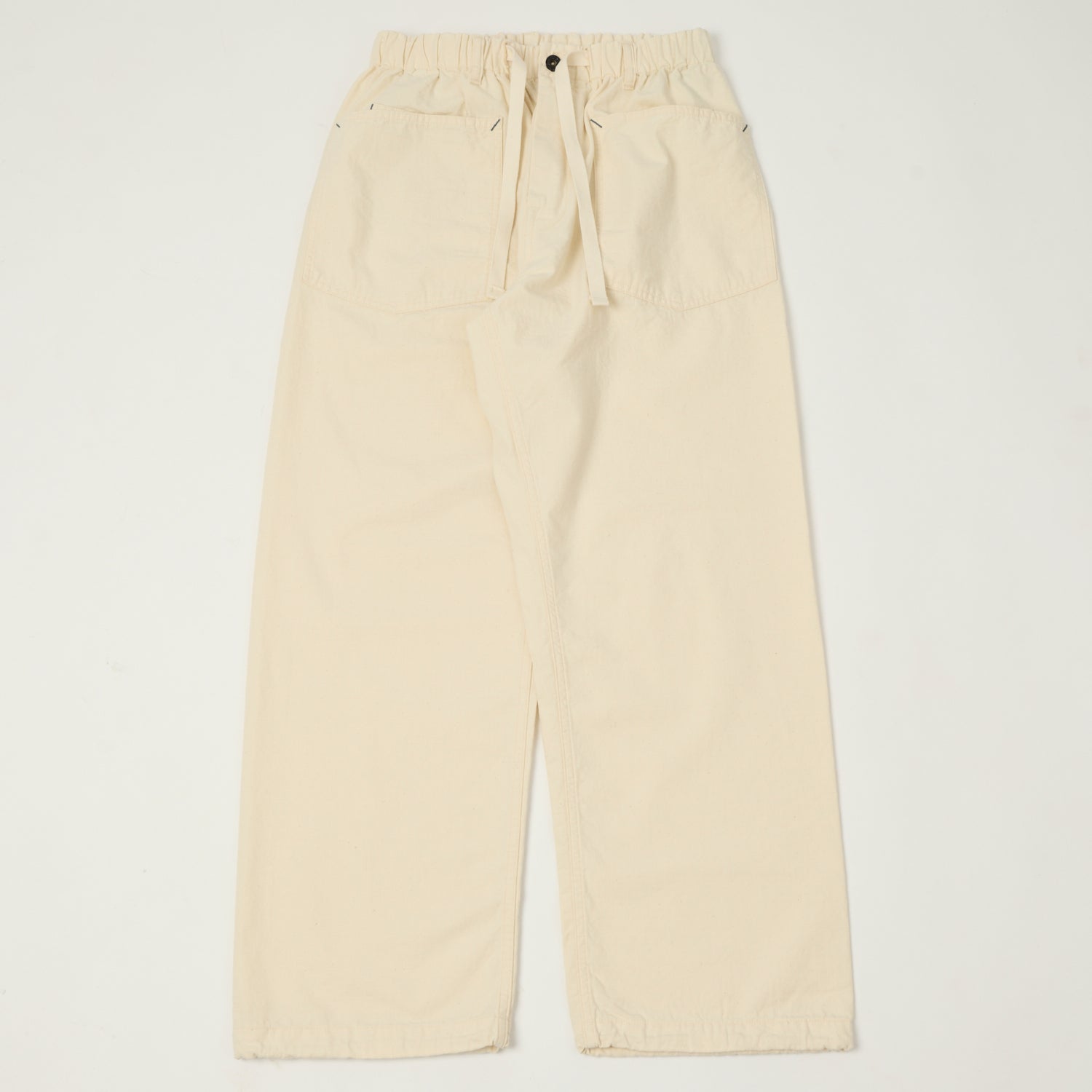 Post Overalls 'E-Z Army-Navy' Dobby Ripstop Trousers - Natural
