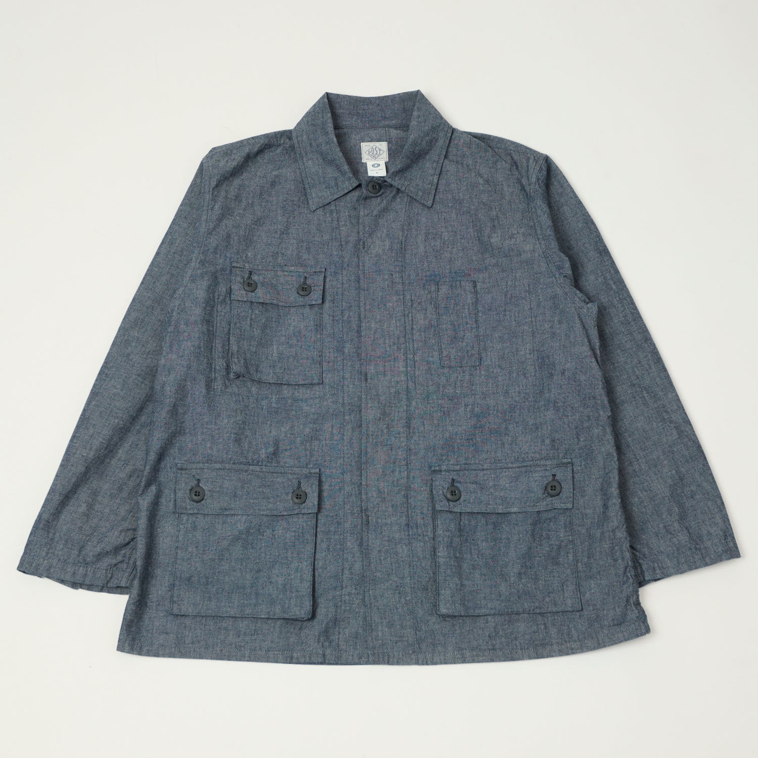 Post Overalls Chambray 'BDU' Field Jacket - Indigo