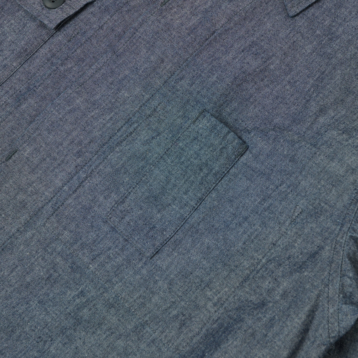 Post Overalls Chambray 'BDU' Field Jacket - Indigo