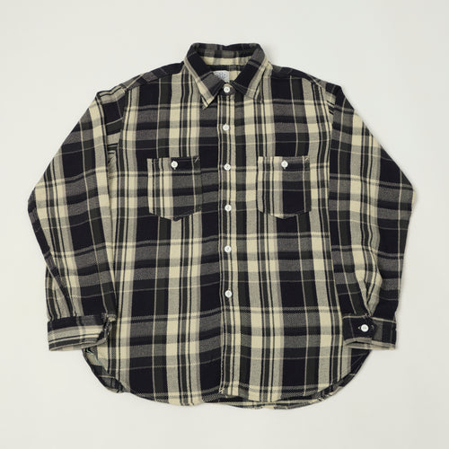 Post Overalls 'St Louis' Plaid Flannel Work Shirt - Grey