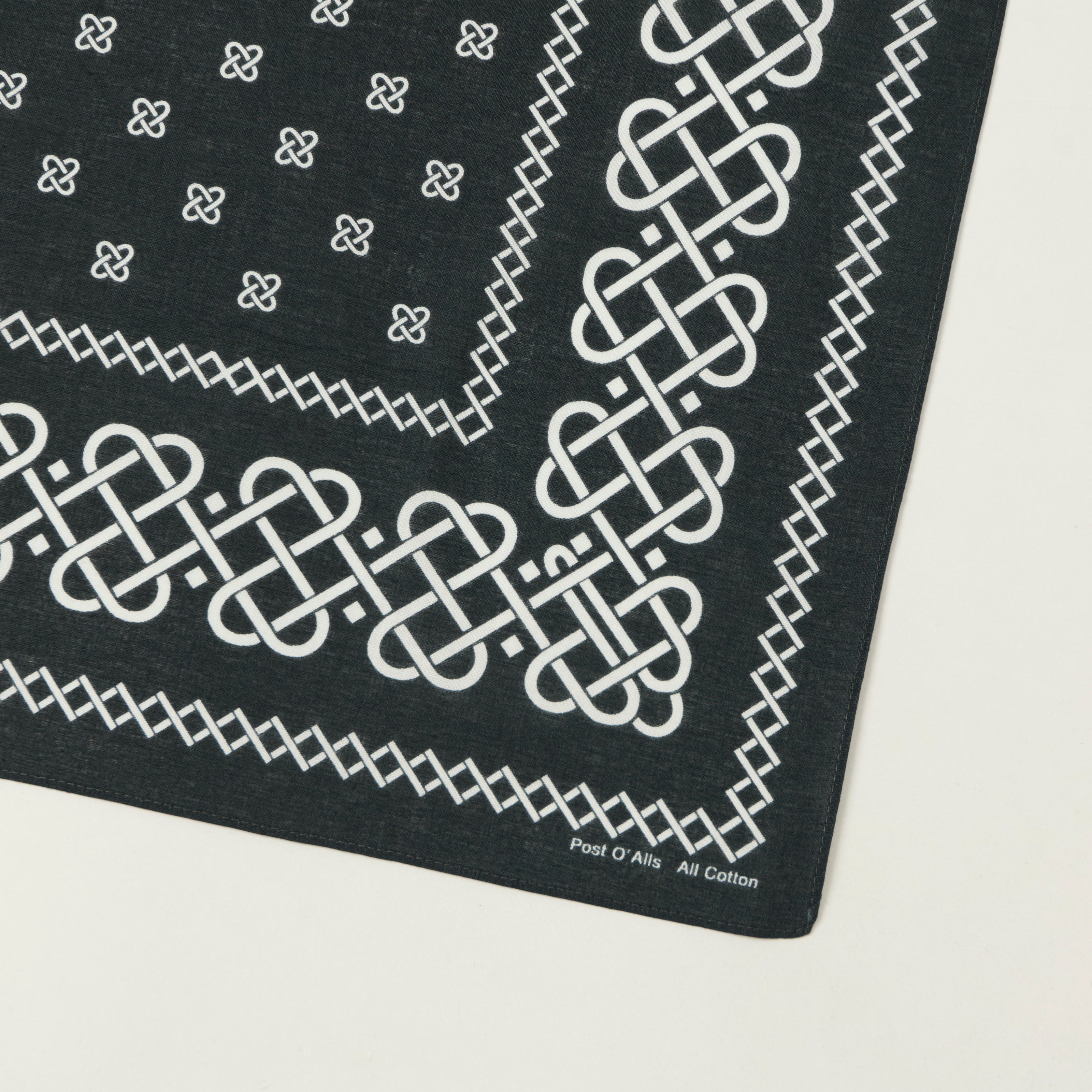 Post Overalls Rope Bandana - Charcoal