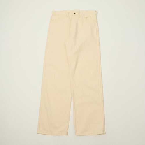 Post Overalls 'September' Band-top HBT Trouser - Natural