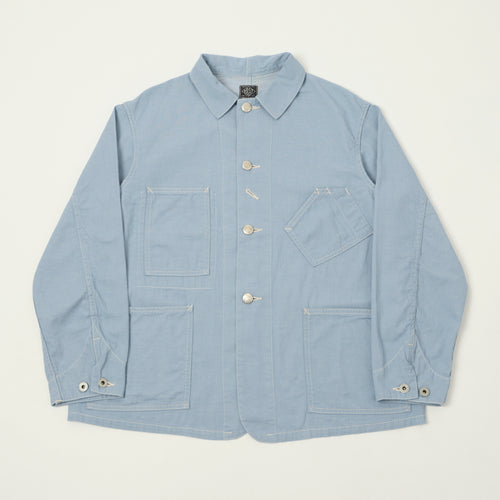 Post Overalls 'Sweetbear' Mid Weight Denim Jacket - Fade Blue